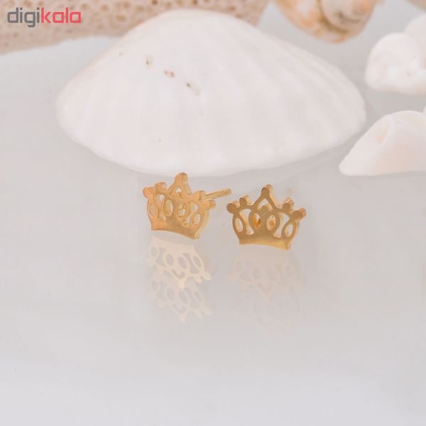 گوشواره زنانه طرح تاج کد GO1342