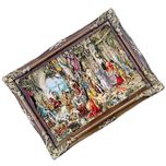 تابلو فرش تاجگذاری سلیمان سایز 120x90