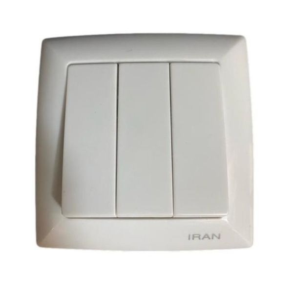 کلید سه پل ایران الکتریک مدل الیزه