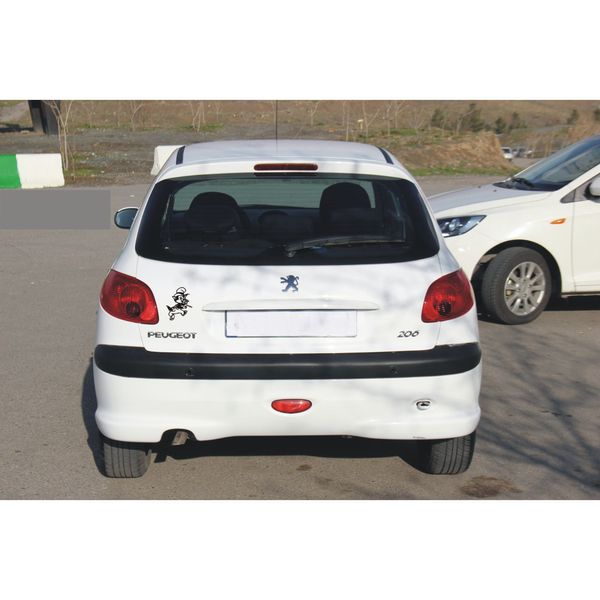 برچسب بدنه خودرو لیزارد مدل فانتزی طرح GOODBYE کد LZD-758