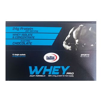 پروتئین وی یوروویتال با طعم شکلات - ساشه 30 گرمی بسته 12 عددی