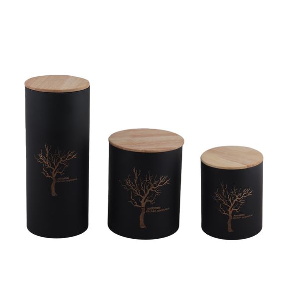 سرویس آشپزخانه 18 پارچه آرتیستون مدل درب بامبو