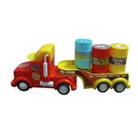 ماشین بازی مدل تریلی مک کویین بشکه بر