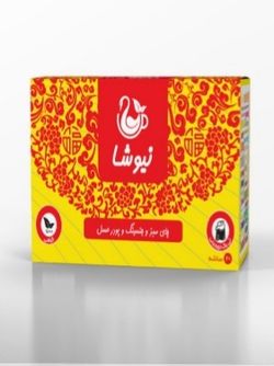 مخلوط چای سبز و جنسینگ و عسل کیسه ای نیوشا (20عددی) - Ginseng + Green Tea