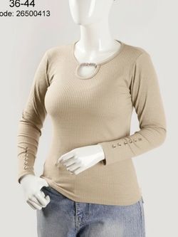 لباس زنانه تیشرت آستین بلند فانریپی