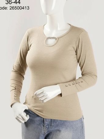 لباس زنانه تیشرت آستین بلند فانریپی