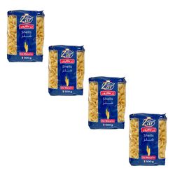 ماکارونی شلز زر ماکارون - 500 گرم بسته 4 عددی