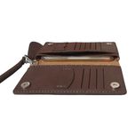 کیف پول چرم مدل چند کاره کیهان اصل کد 417  جا موبایل و جا کارتی جاسوئیچی و بند چرم