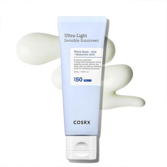 ضد آفتاب فوق سبک و بدون رنگ اولترا لایت کوزارکس (Cosrx Aloe Soothing Sun Cream SPF50+ PA+++) | 50 میل