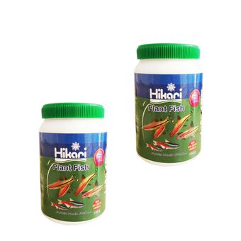 غذا ماهی هیکاری مدل Plant Fish وزن 150 گرم بسته 2 عددی