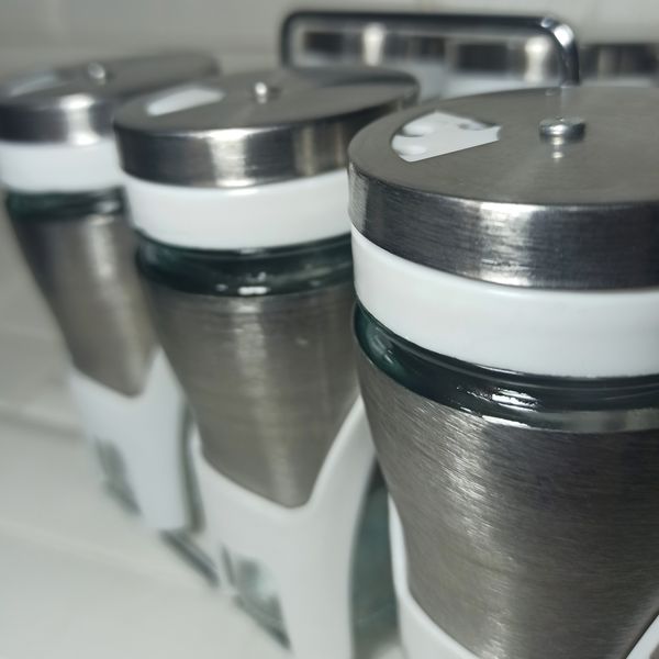 ست جای ادویه 7 پارچه کاپریس مدل پارادایس کد GSW6