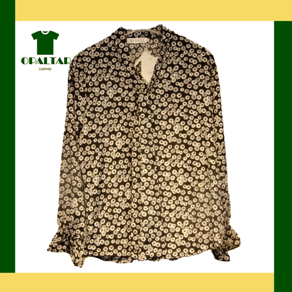 شومیز طرح دار گل گلی