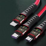 کابل تبدیل USB به micro USB / USB-C / لایتنینگ سمگپرس مدل دیتا پلاس طول یک متر