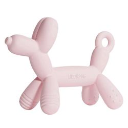 دندان گیر کودک هی ار شی مدل سیلیکونی طرح سگ Pink
