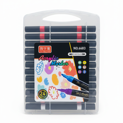 ماژیک 24 رنگ اکرلیک orginal مدل دوسر درجه یک وارداتی