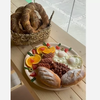 بشقاب سرامیکی 33 سانتی‌متری