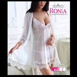 ربدوشامبر رونیا سه تیکه 👘 + 👗 + 🩲 کد محصول: 804