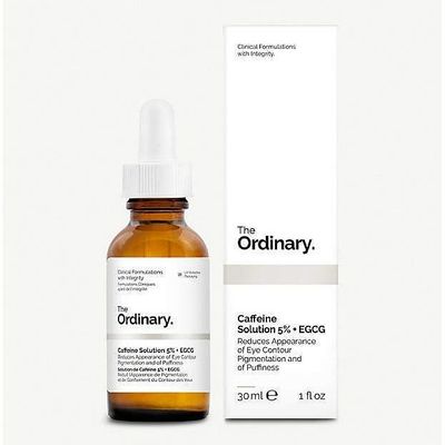 سرم کافئین 5% اوردینری ضد تیرگی و پف دور چشم ‏The Ordinary Caffeine Solution 5% + EGCG