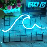 چراغ نئونی طرح موج دریا