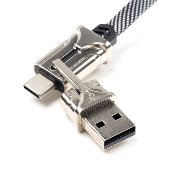 کابل تبدیل USB به لایتنینگ/ USB-C هیسکا مدل LX-30 طول 1 متر