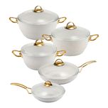 سرویس پخت و پز 10 پارچه ام جی اس مدل فورج BLACK