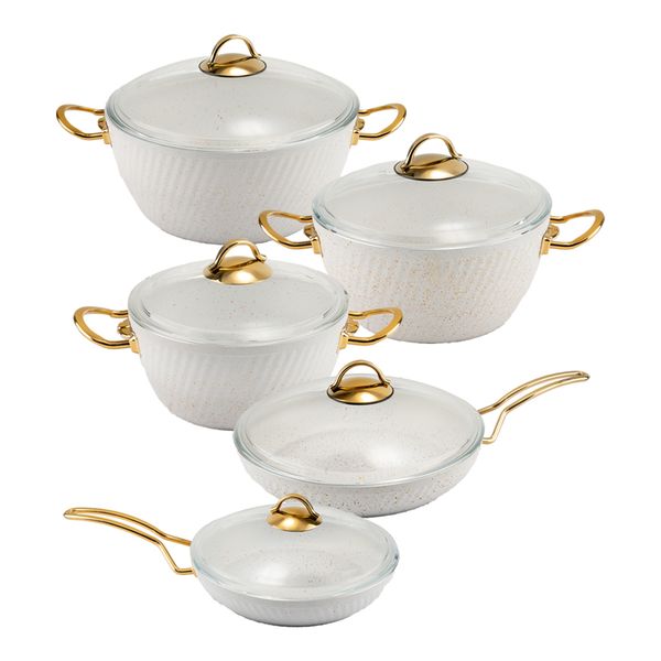 سرویس پخت و پز 10 پارچه ام جی اس مدل فورج BLACK