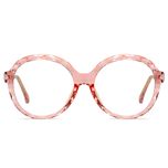 فریم عینک طبی گرد مدل TR3502C46-P03 مناسب برای صورت گرد و بیضی