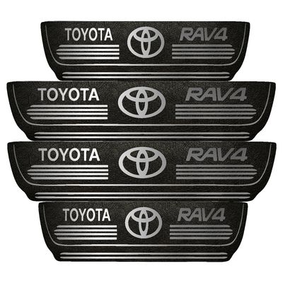  برچسب پارکابی خودرو مهدیار طرح چرم کد pka1030 مناسب برای تویوتا  rav4  بسته 4 عددی