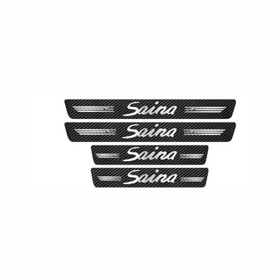 برچسب پارکابی خودرو  ایلیدن طرح کربن مدل B0050 مناسب برای ساینا بسته 4 عددی