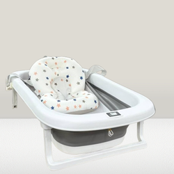 سرویس وان حمام نوزادی سیلیکونی تاشو 5تیکه bath tub