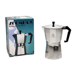 قهوه‌جوش زومبا مدل 12 کاپ – ظرفیت 600 میلی‌لیتر – آلومینیومی
