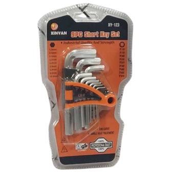 ست آچار ال L شکل 9 عددی مدل 543-13 – استیل ساده