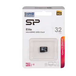 رم میکرو اس دی سیلیکون پاور با ظرفیت 32 گیگابایت/ MicroSD HC CL10 U1 SP Elite UHS-I Full HD W/0 R100