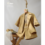 ست دخترانه الیزه رنگ عسلی