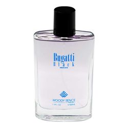 ادو پرفیوم مردانه وودی سنس مدل Bugatti Black  حجم 100 میلی لیتر