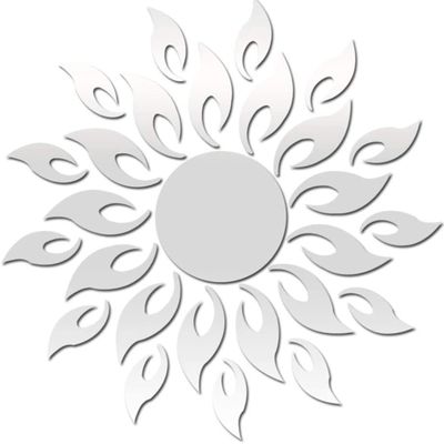 آینه پلکسی گلس مدل خورشید بسته 29 عددی