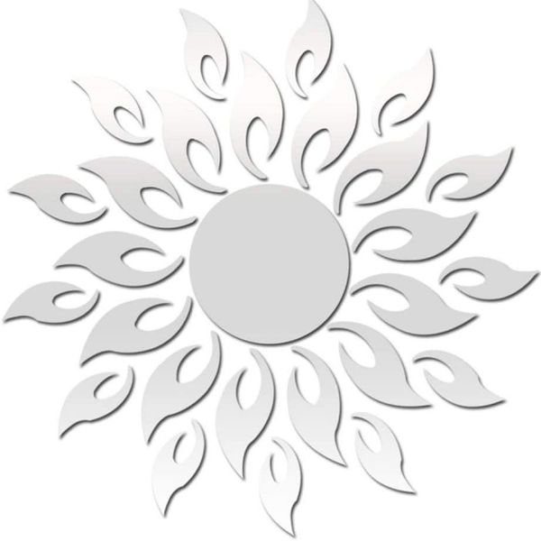 آینه پلکسی گلس مدل خورشید بسته 29 عددی