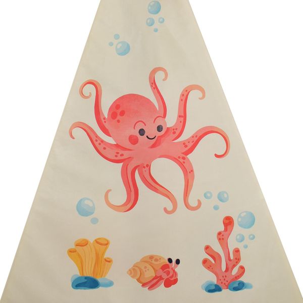 چادر بازی کودک مدل سرخپوستی طرح حیوانات کد PT508