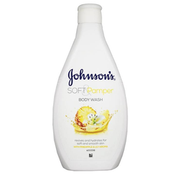 شامپو بدن جانسون johnsons مدل SOFT & PAMPER حجم 400 میلی لیتر