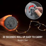 چراغ چادر ریسه دار شارژی  ریسه ی شارژی 10 متری مدل MH-8208