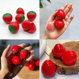 بالم لب طرح توت‌فرنگی
