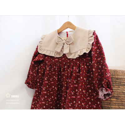 پیراهن پونه رنگ قرمز