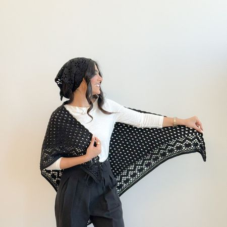 اشارپ زنانه دستبافت شاهو مدل Auraline