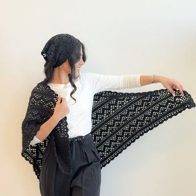 اشارپ زنانه دستبافت شاهو مدل Esmare