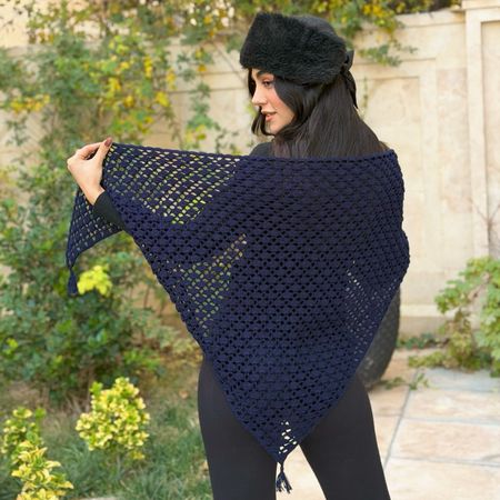 اشارپ زنانه دستبافت شاهو مدل Kalora