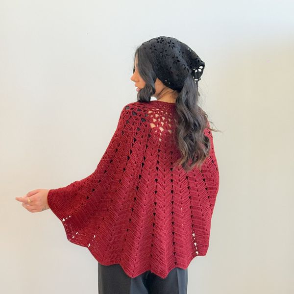 اشارپ زنانه دستبافت شاهو مدل Velora