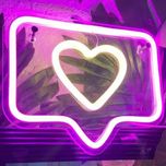 ریسه  نئون طرح قلب کد H34