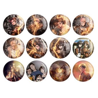 پیکسل مدل انیمه اتک آن تایتان کد 002 مجموعه 12 عددی