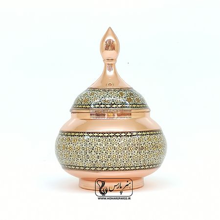 قندان نقلی مس و خاتم هنر پارس