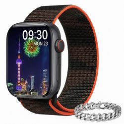 ساعت هوشمند jsyes مدل M79 max با بند سیلیکونی به 5 همراه دستبند